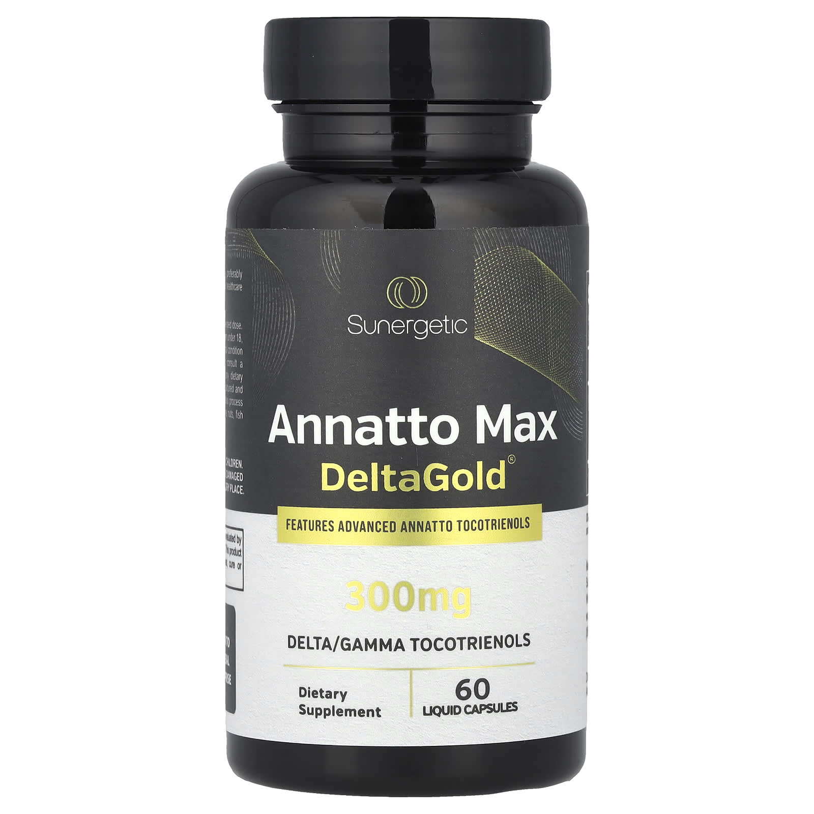 Sunergetic, Annatto Max DeltaGold®, 300 mg, 60 Liquid Capsules - Image 1
