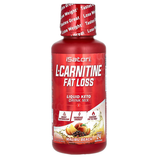 Isatori L-Carnitine Malibu Beach - Boost Metabolism & Fat Loss - Image 1