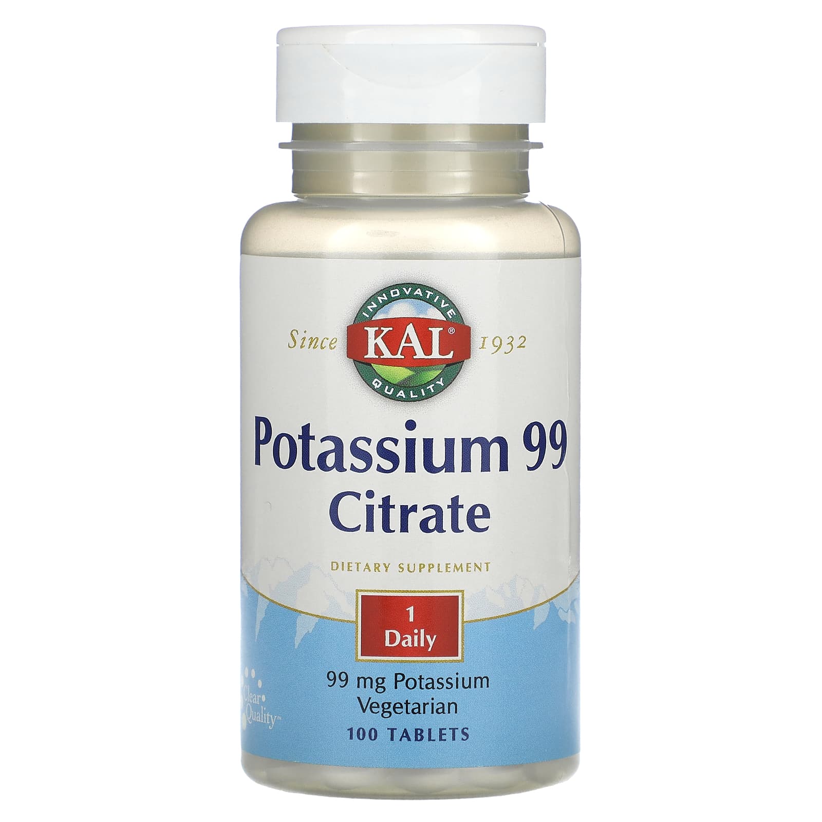 Potassium 99 Citrate - 99mg, 100 Tablets for Healthy Electrolyte Balance - Image 1