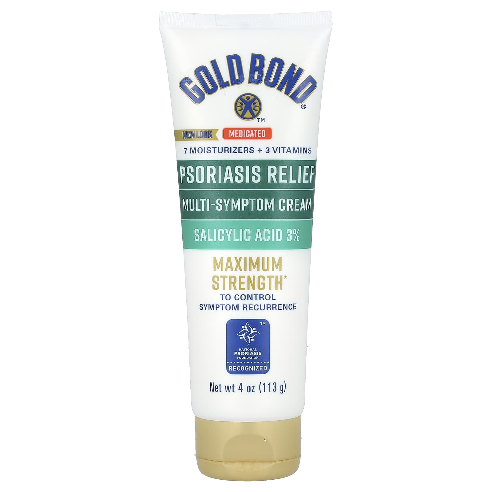 Psoriasis Relief Cream by Gold Bond, Maximum Strength, 4 oz - Image 1