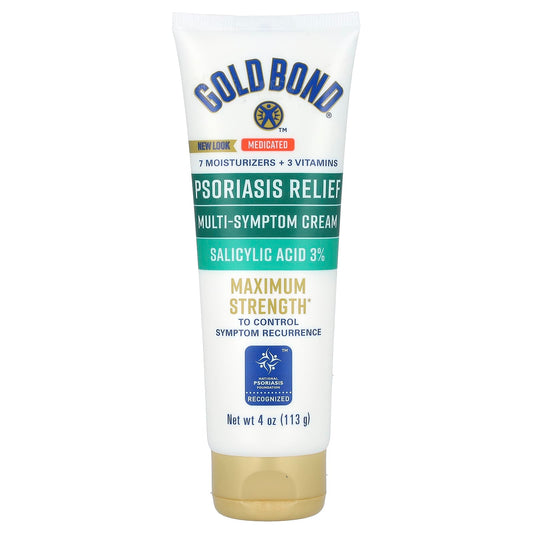 Psoriasis Relief Cream by Gold Bond, Maximum Strength, 4 oz - Image 1