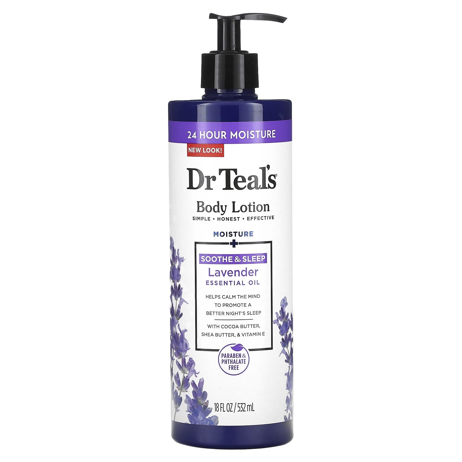 Dr. Teal's Soothing Body Lotion for Sleep & Relaxation, 18 fl oz - Image 1