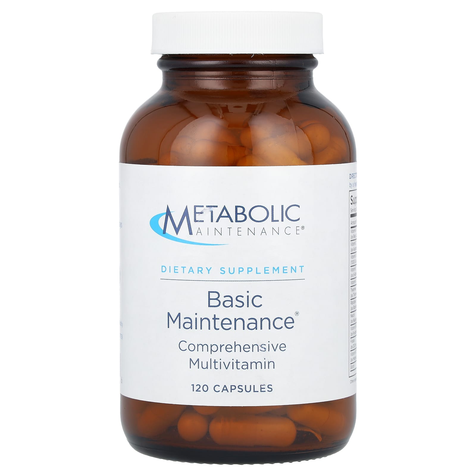 Metabolic Maintenance, Basic Maintenance, 120 Capsules - Image 1