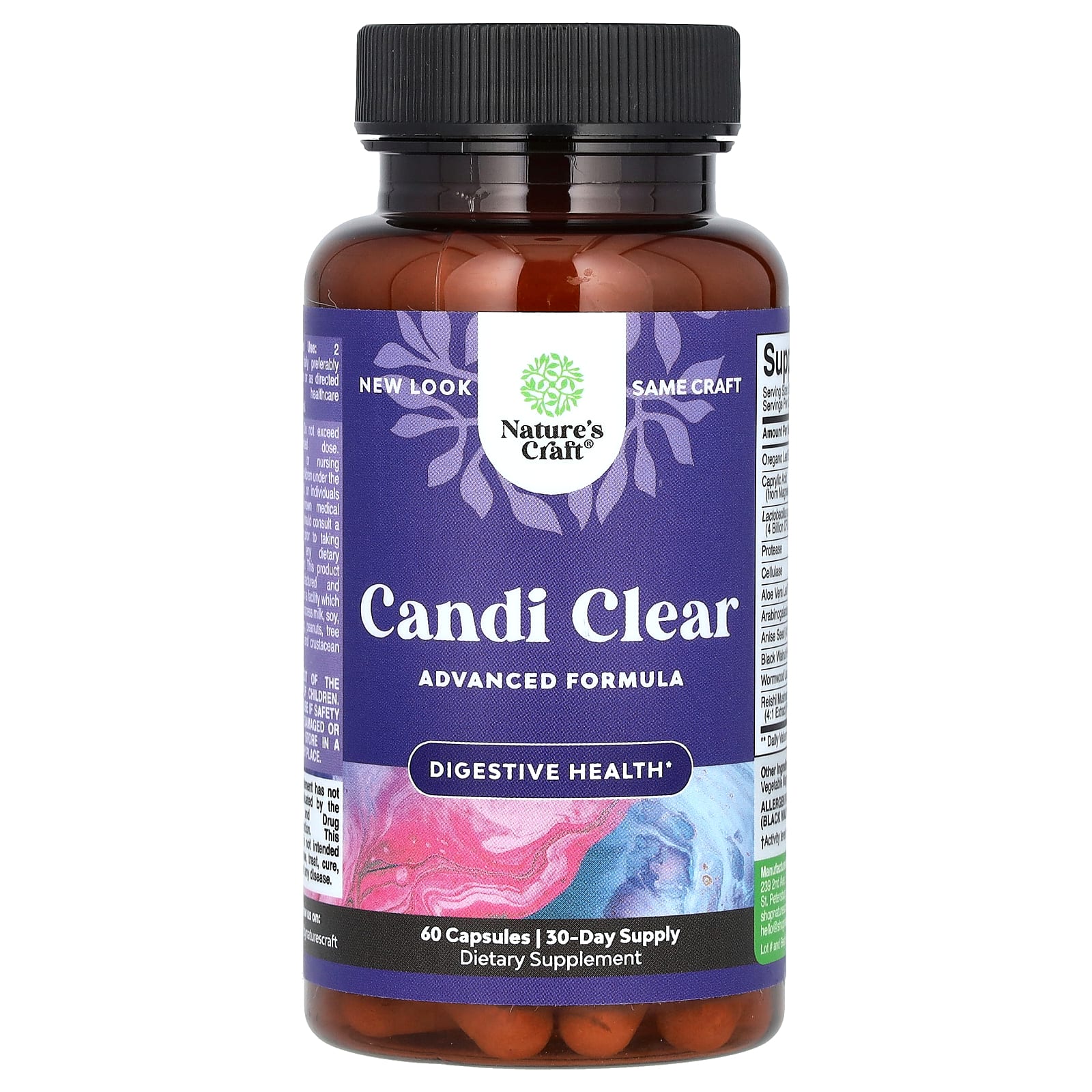 Nature's Craft, Candi Clear, 60 Capsules - Image 1