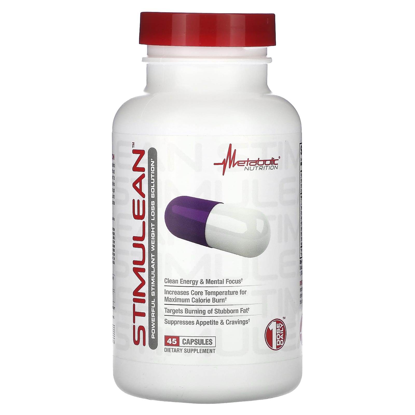 Metabolic Nutrition, Stimulean, 45 Capsules - Image 1