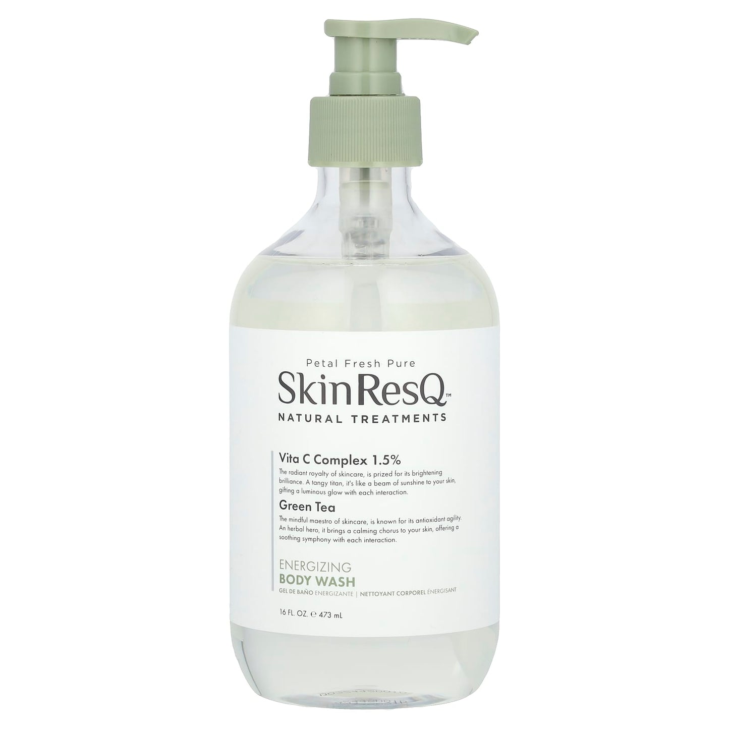 Petal Fresh, Skin ResQ Natural Treatments, Energizing Body Wash, 16 fl oz (473 ml) - Image 1