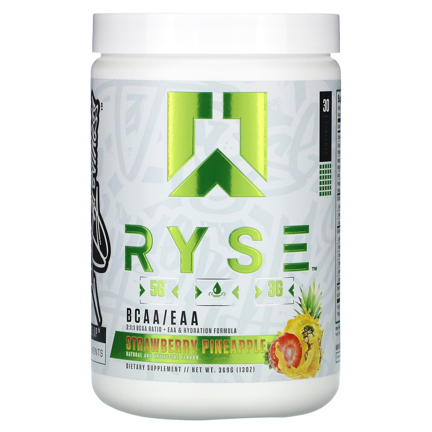 RYSE, BCAA / EAA, Strawberry Pineapple, 13 oz (369 g) - Image 1