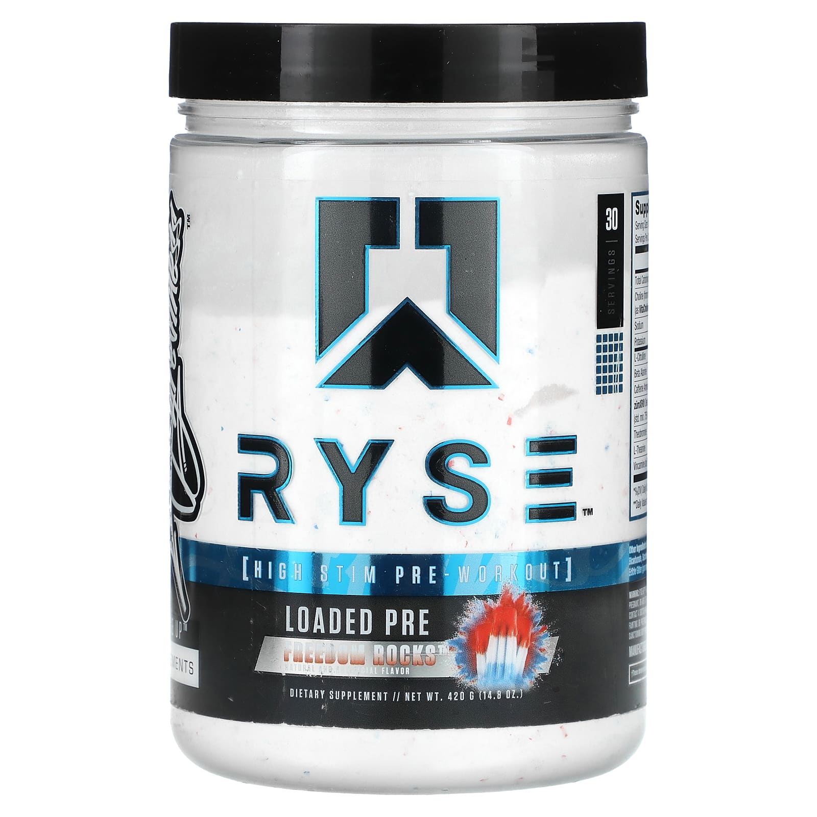 RYSE, Loaded Pre, Freedom Rocks, 14.8 oz (420 g) - Image 1