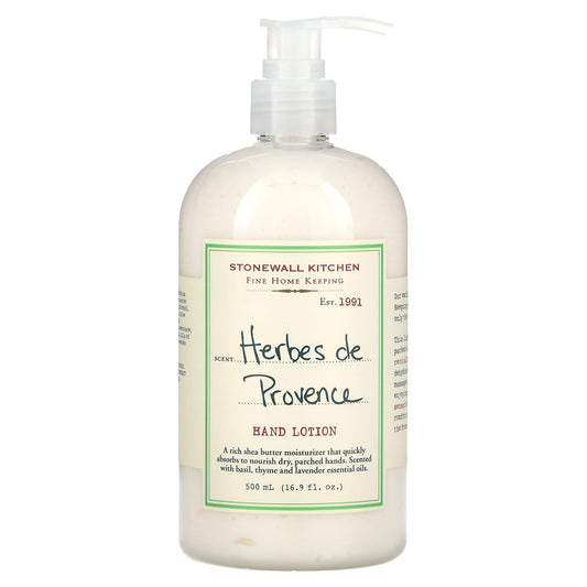 Stonewall Kitchen, Hand Lotion, Herbes de Provence, 16.9 fl oz (500 ml) - Image 1