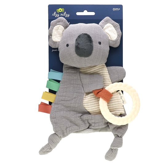 Koala Crinkle Toy, Sensory Teether for Baby, 0+ Months, itzy ritzy - Image 1