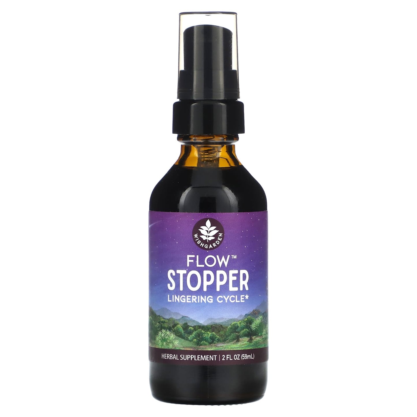 WishGarden Herbs, Flow Stopper Lingering Cycle, 2 fl oz (59 ml) - Image 1