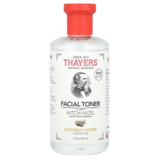 Thayers, Witch Hazel Facial Toner, Alcohol-Free, Coconut Water, 12 fl oz (355 ml) - Image 1