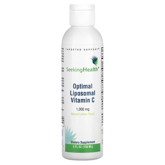 Seeking Health, Optimal Liposomal Vitamin C, Natural Lemon, 1,000 mg, 5 fl oz (150 ml) - Image 1