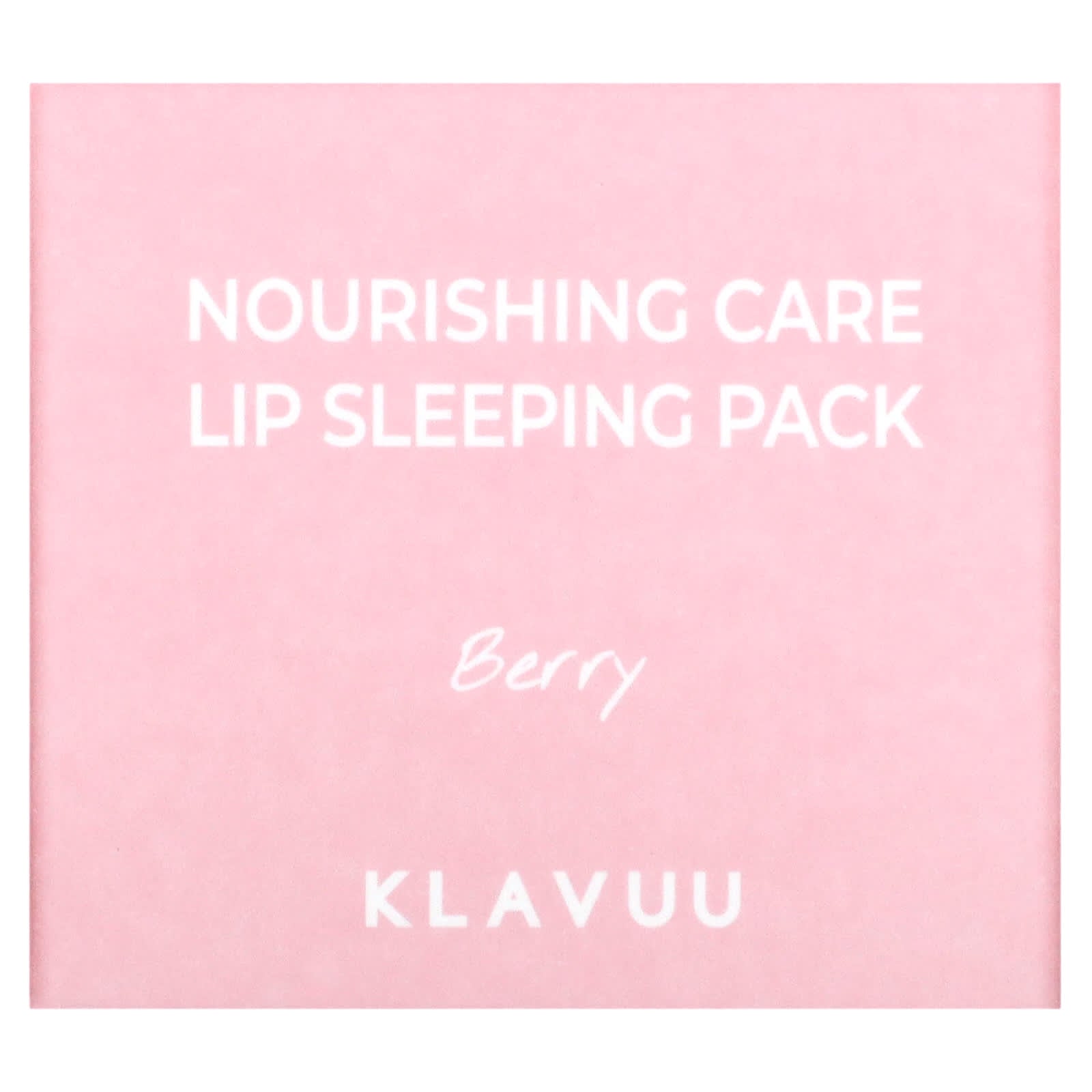 KLAVUU, Nourishing Care, Lip Sleeping Pack, Berry, 0.70 oz (20 g) - Image 2