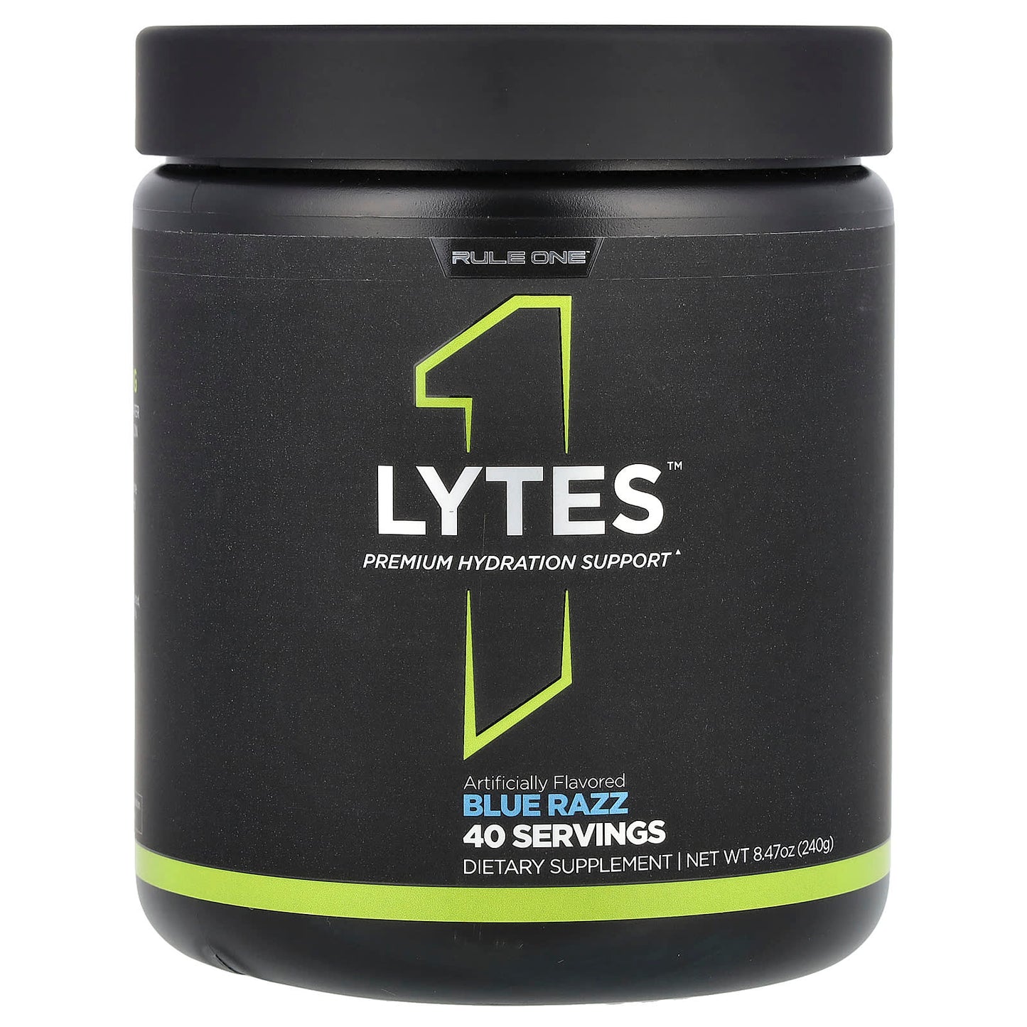 Rule One Proteins, Lytes, Blue Razz, 8.47 oz (240 g) - Image 1