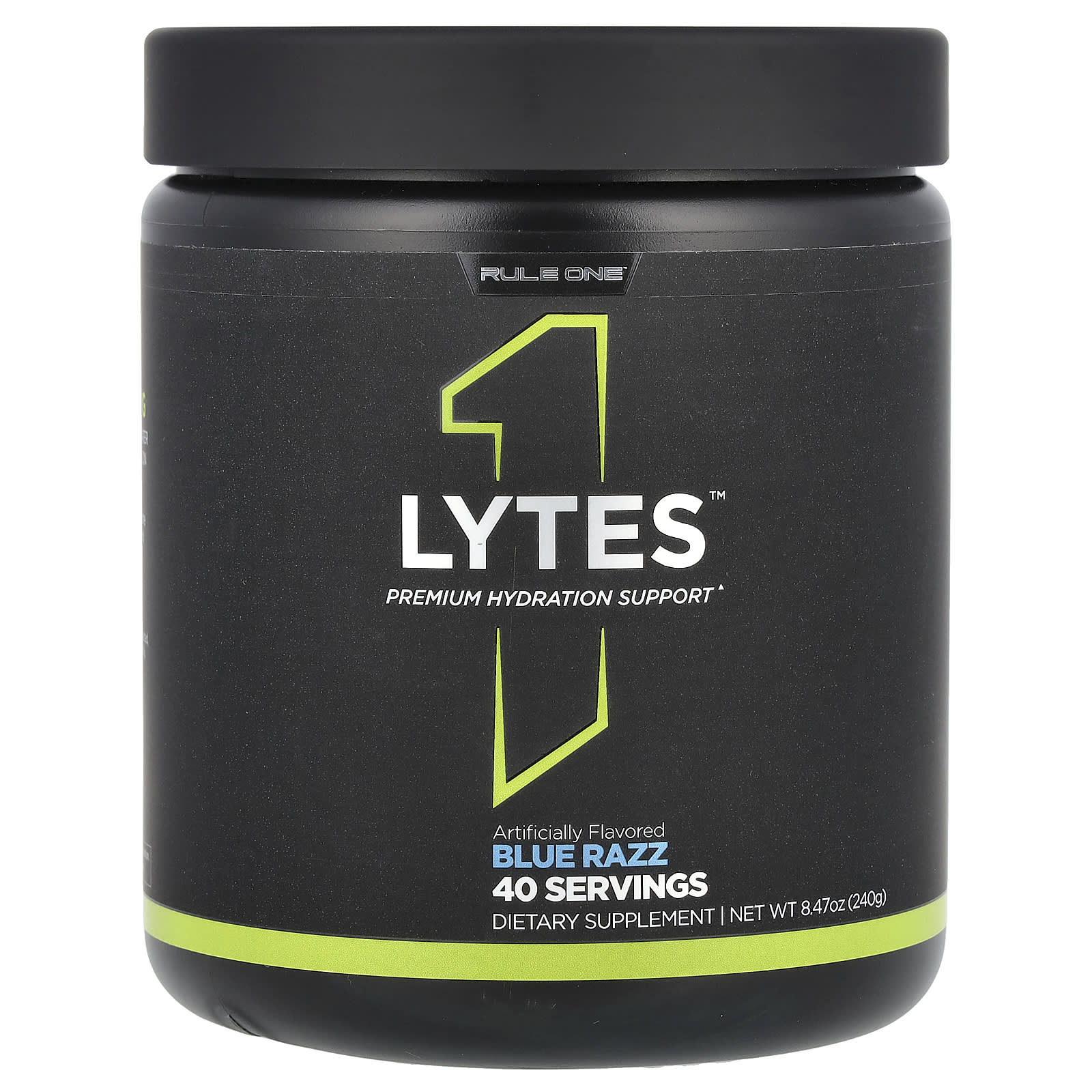 Rule One Proteins, Lytes, Blue Razz, 8.47 oz (240 g) - Image 1