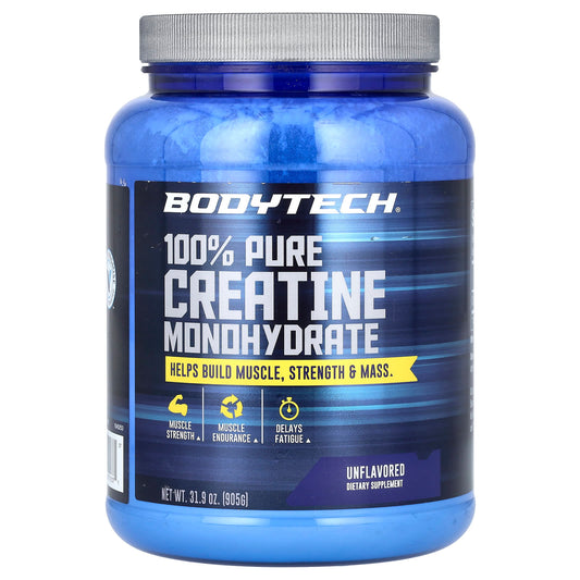 BodyTech, 100% Pure Creatine Monohydrate, Unflavored, 31.9 oz (905 g)