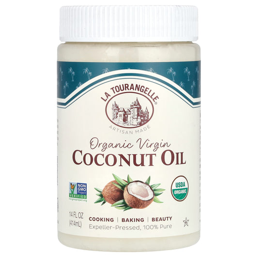 La Tourangelle, Organic Virgin Coconut Oil, 14 fl oz (414 ml) - Image 1