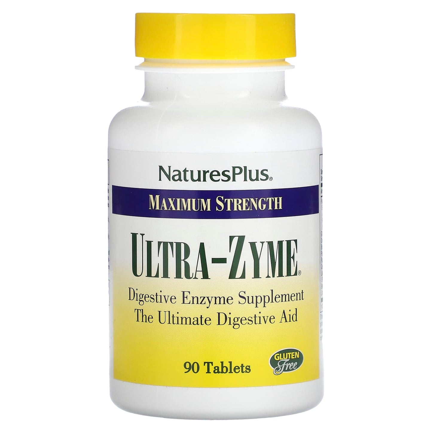 NaturesPlus, Maximum Strength, Ultra-Zyme, 90 Tablets - Image 1