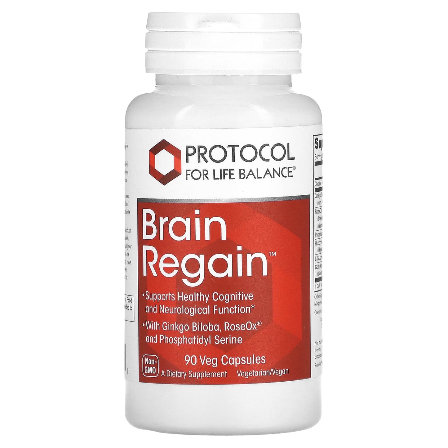 Protocol for Life Balance, Brain Regain, 90 Veg Capsules - Image 1
