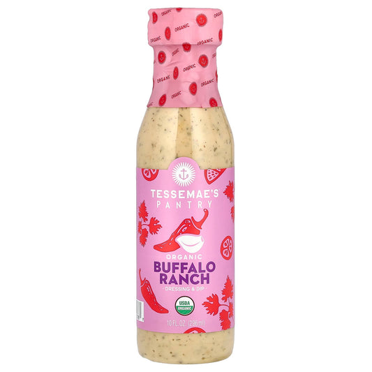 Tessemae's, Pantry, Organic Dressing & Dip, Buffalo Ranch, 10 fl oz (296 ml) - Image 1