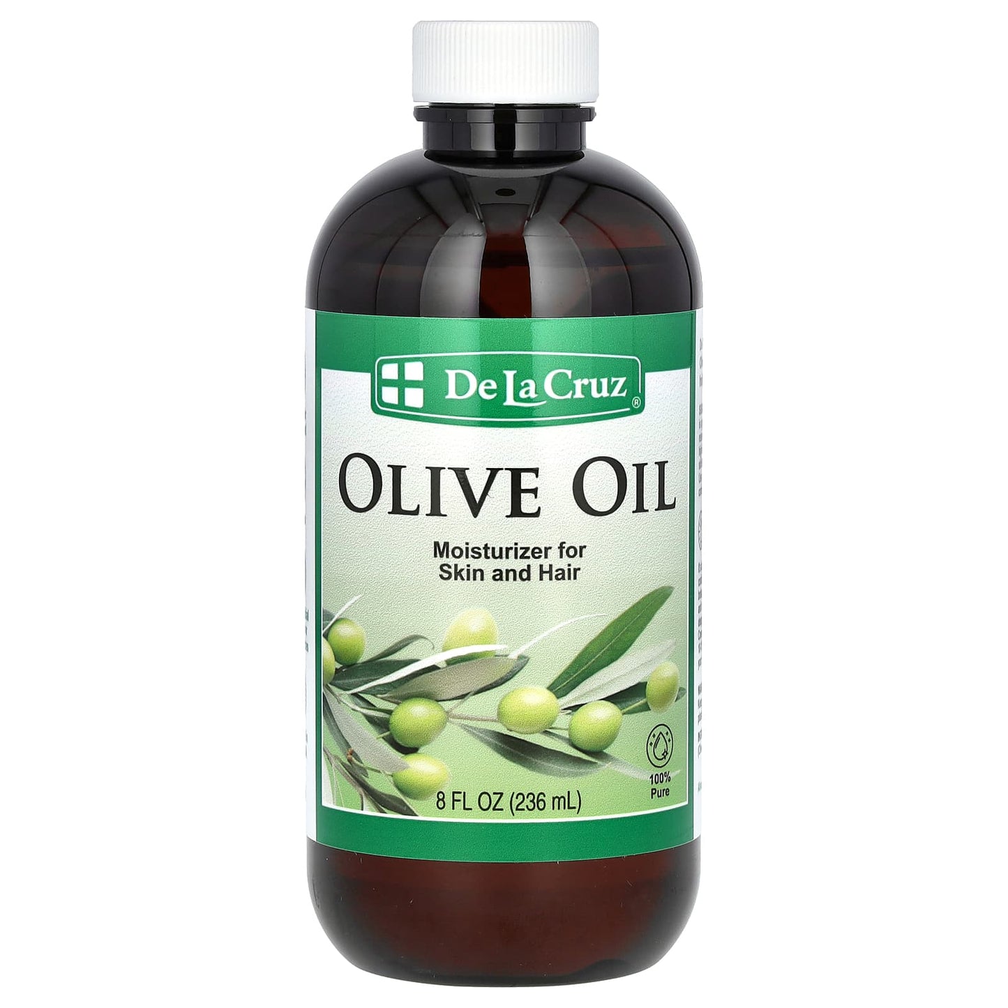 De La Cruz 100% Pure Olive Oil for Skin & Hair Moisturizer - Image 1