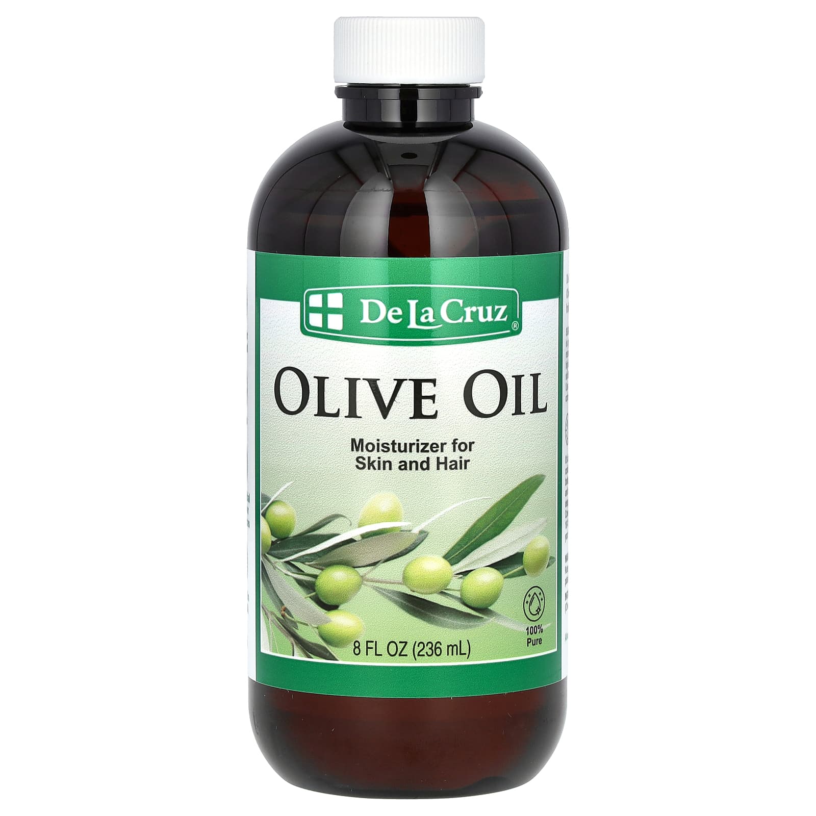 De La Cruz 100% Pure Olive Oil for Skin & Hair Moisturizer - Image 1