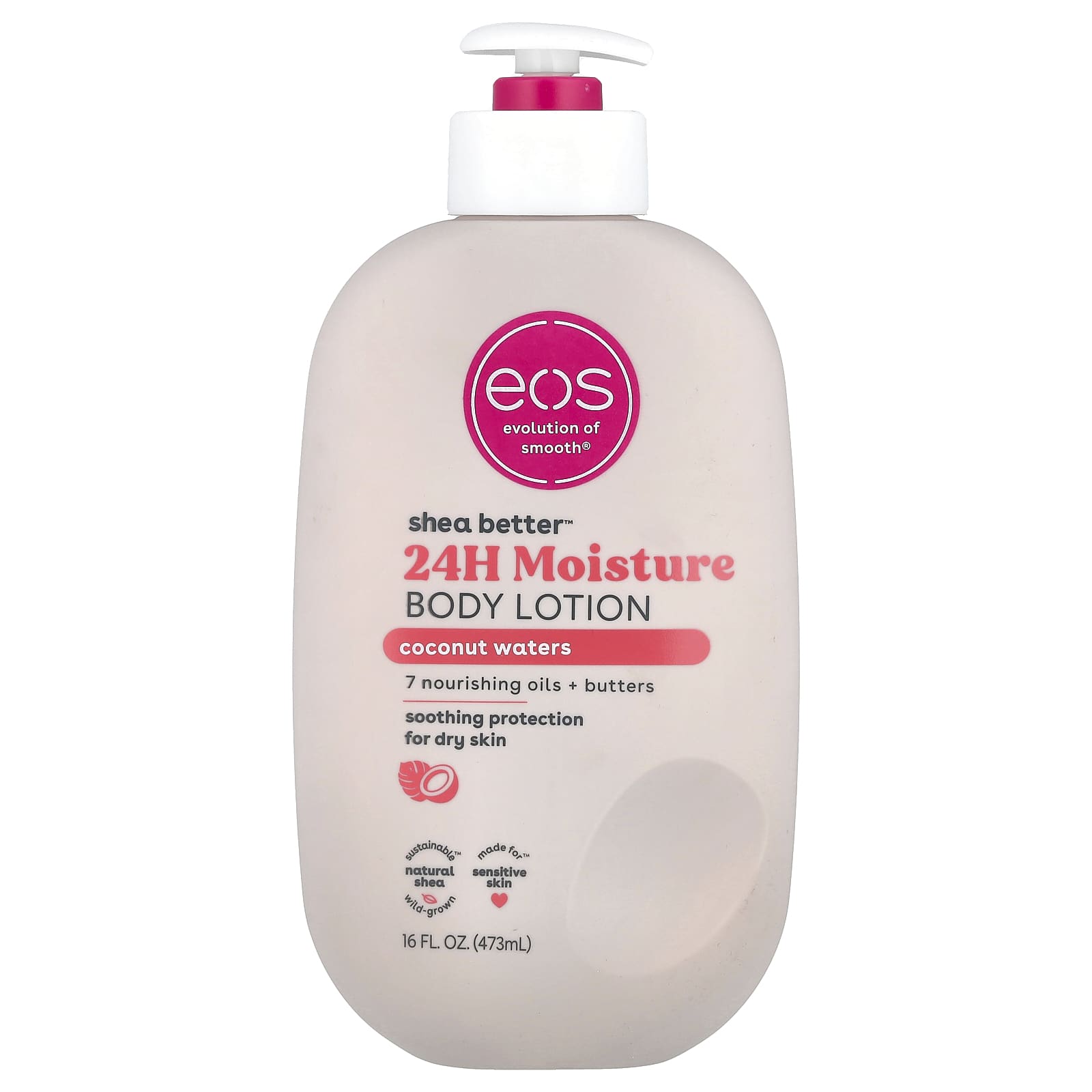Shea Better 24H Moisture Body Lotion by EOS - Coconut Waters - Image 1