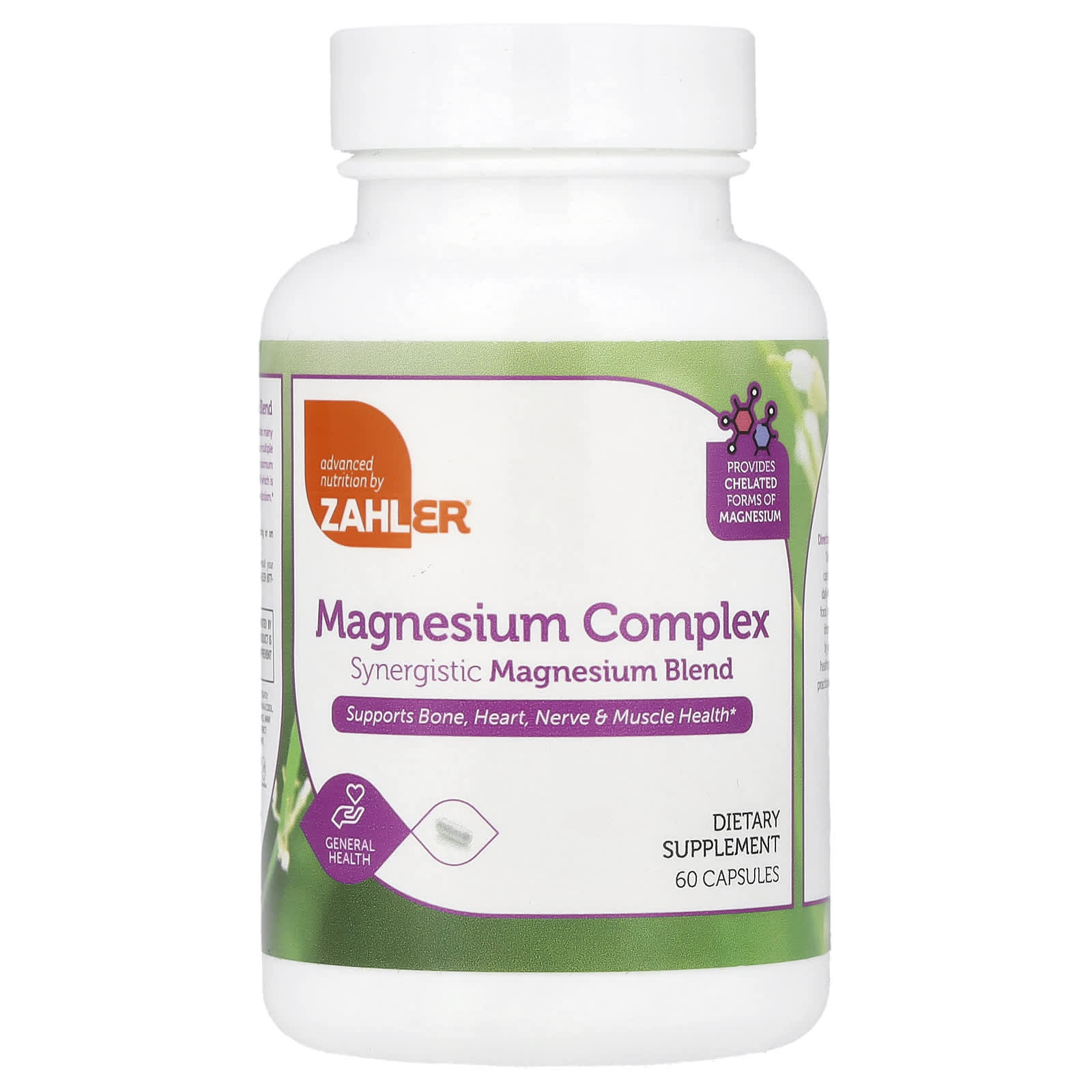 Zahler, Magnesium Complex, 60 Capsules