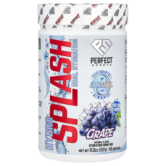 PERFECT Sports, Hydro Splash, Dual Hydration, Grape, 11.2 oz (317 g) - Image 1