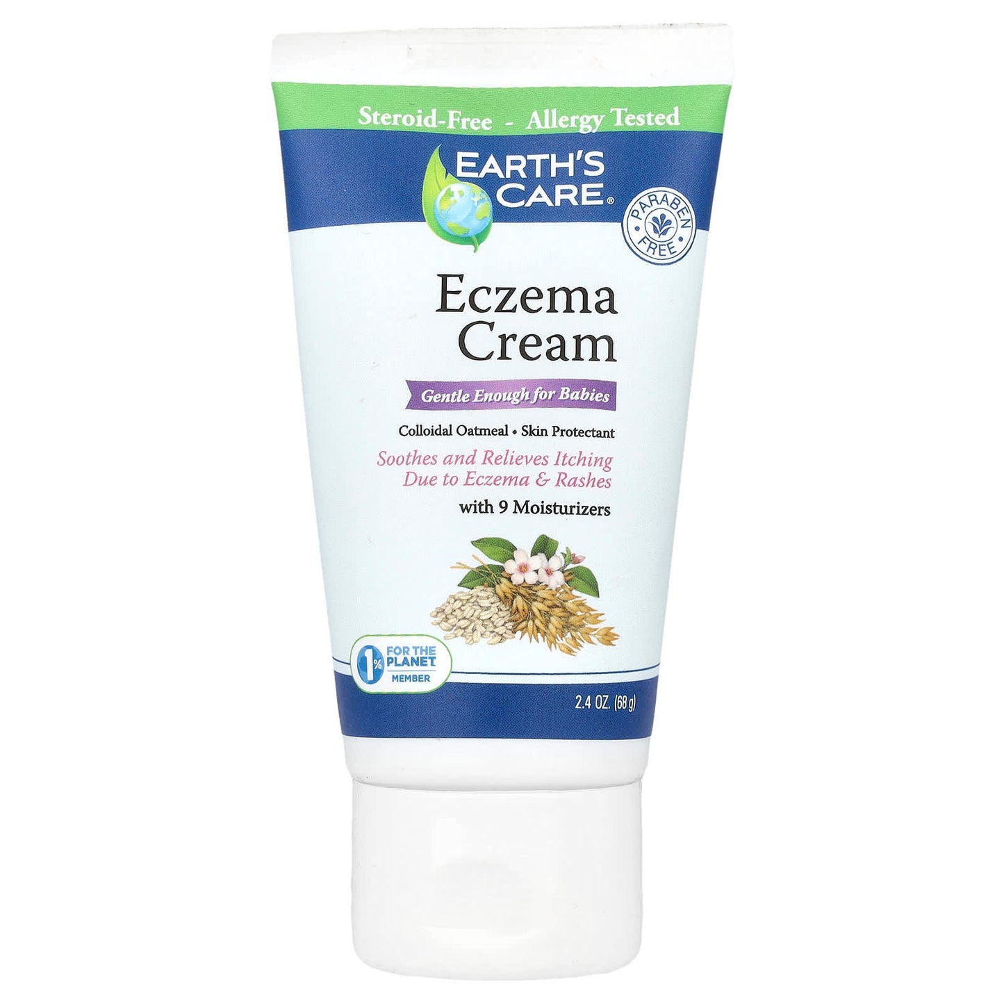 Eczema Cream for Sensitive Skin by Earth's Care, Steroid-Free & Gentle - Image 1