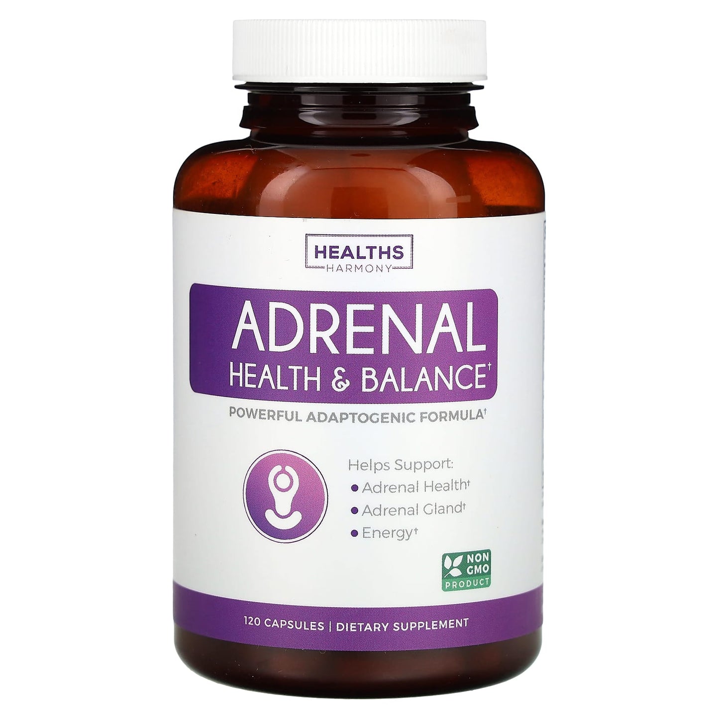 Adrenal Balance & Energy Support, 120 Capsules - Healths Harmony - Image 1