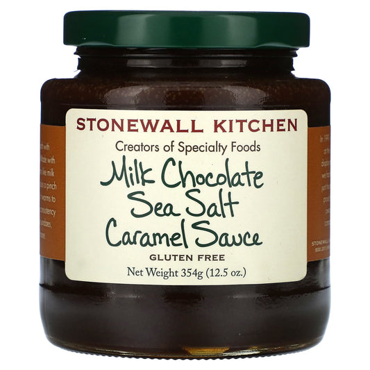 Stonewall Kitchen, Milk Chocolate Sea Salt Caramel Sauce, 12.5 oz (354 g) - Image 1