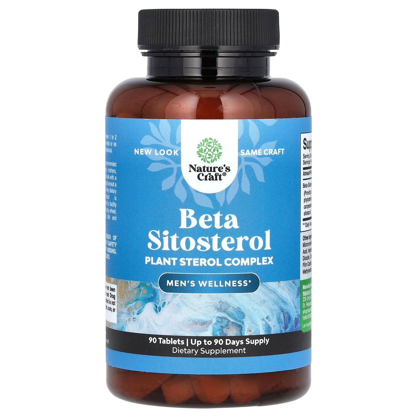 Nature's Craft, Beta Sitosterol, 90 Tablets - Image 1
