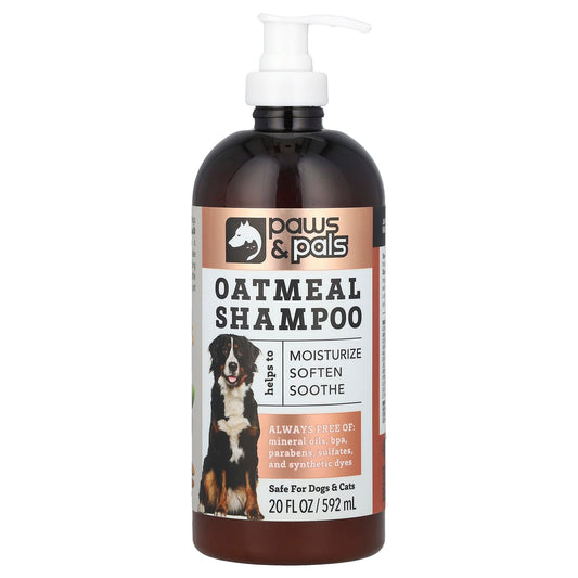 Paws & Pals, Oatmeal Shampoo, 20 fl oz (592 ml) - Image 1