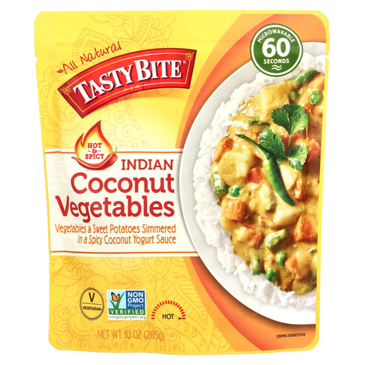 Tasty Bite, Indian Coconut Vegetables, Hot & Spicy, 10 oz (285 g) - Image 1