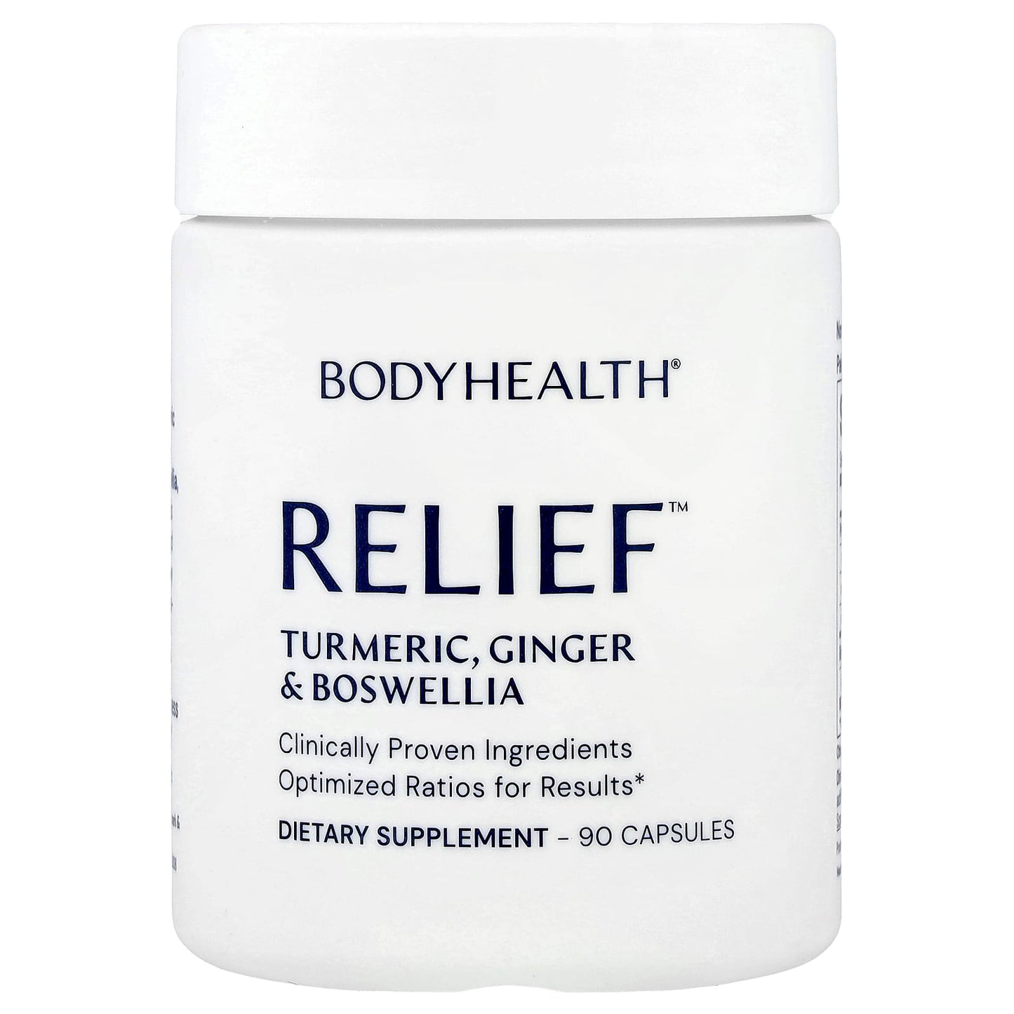 BodyHealth Turmeric & Ginger Relief Capsules - 90 Count - Image 1