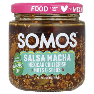 Somos Salsa Macha Mexican Chili Crisp, Medium Heat, 6.5 oz