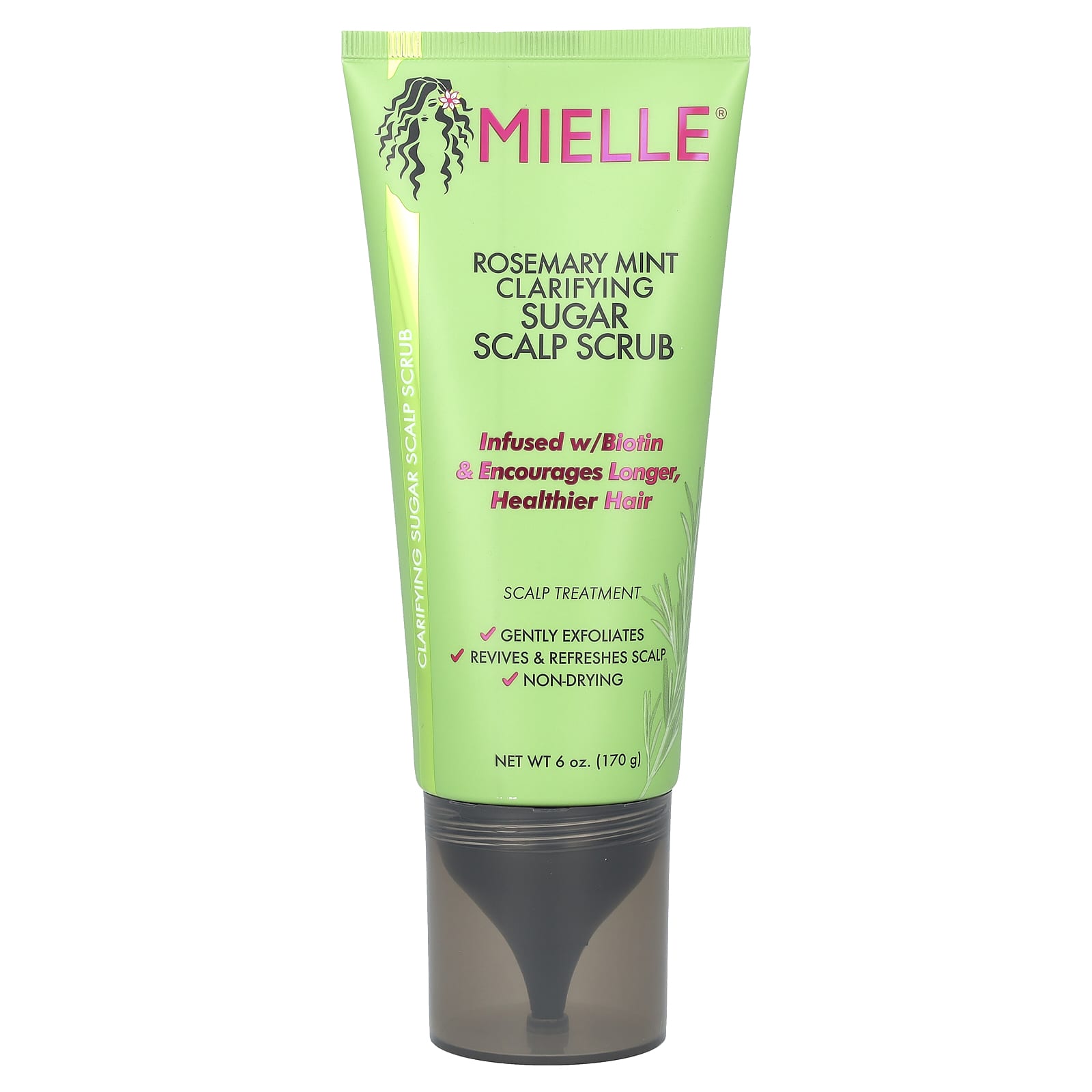 Mielle, Clarifying Sugar Scalp Scrub, Rosemary Mint, 6 oz (170 g) - Image 1
