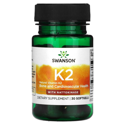 Swanson, Vitamin K2, 30 Softgels - Image 1