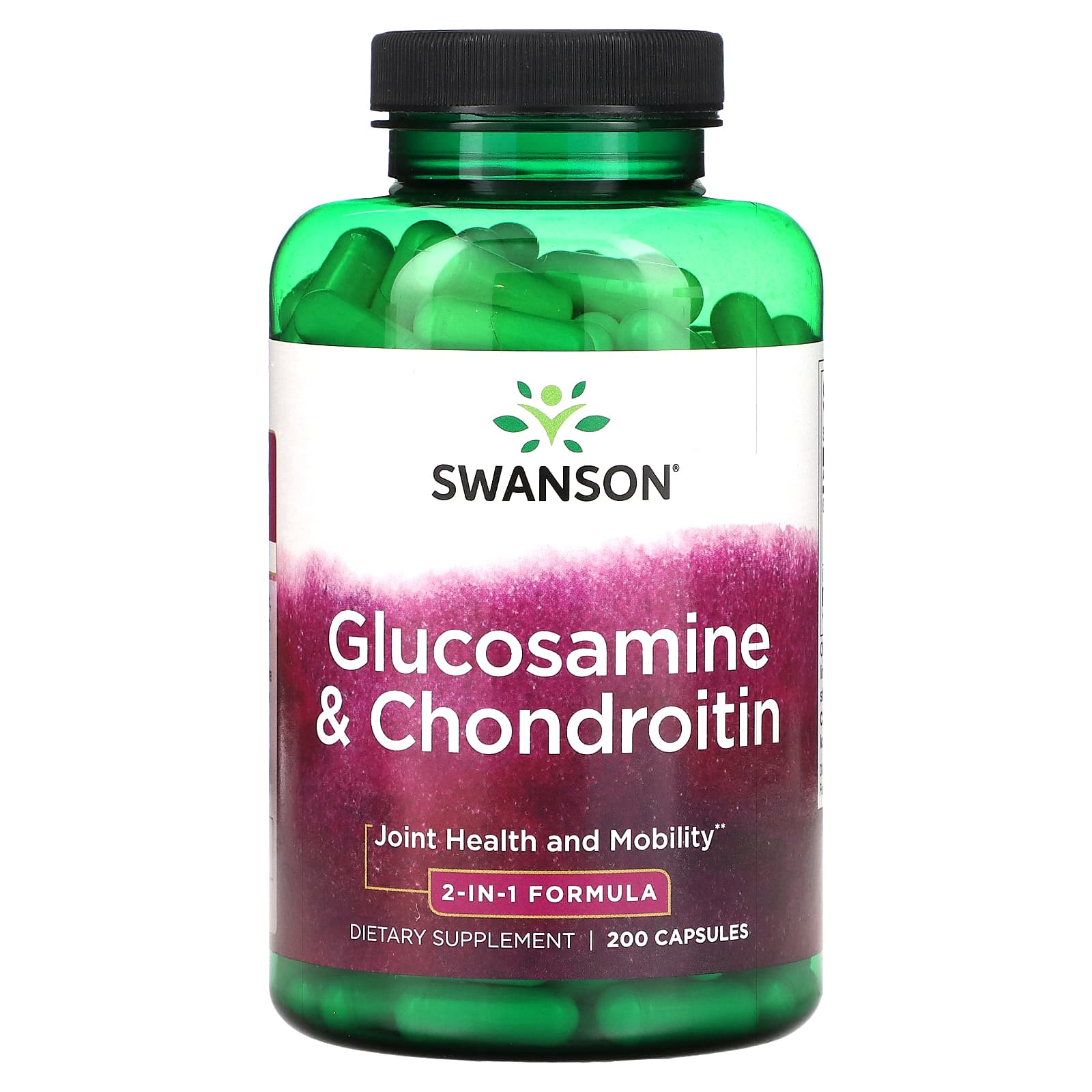 Swanson, Glucosamine & Chondroitin, 200 Capsules