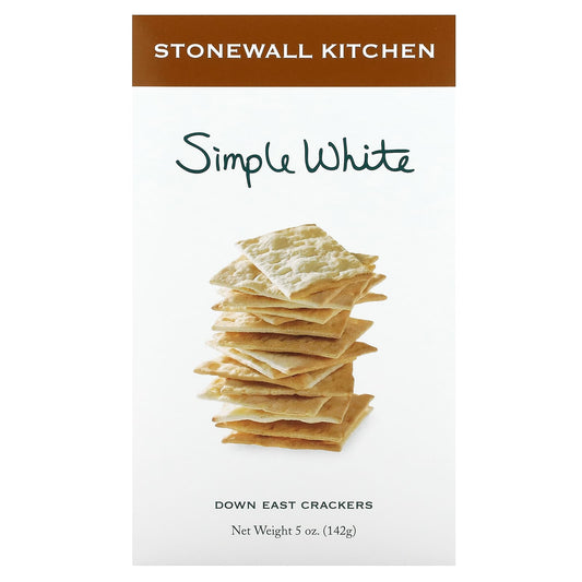 Stonewall Kitchen, Down East Crackers, Simple White, 5 oz (142 g) - Image 1