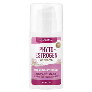 Fragrance-Free Phyto-Estrogen Cream for Menopause Relief by SMNutrition - 4 oz