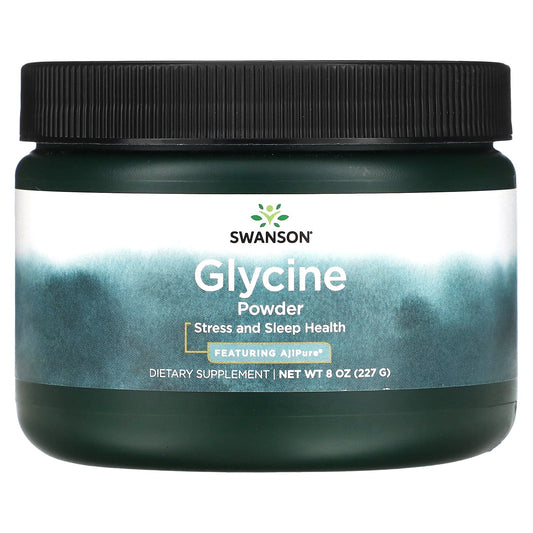 Swanson, Glycine Powder, 8 oz (227 g) - Image 1