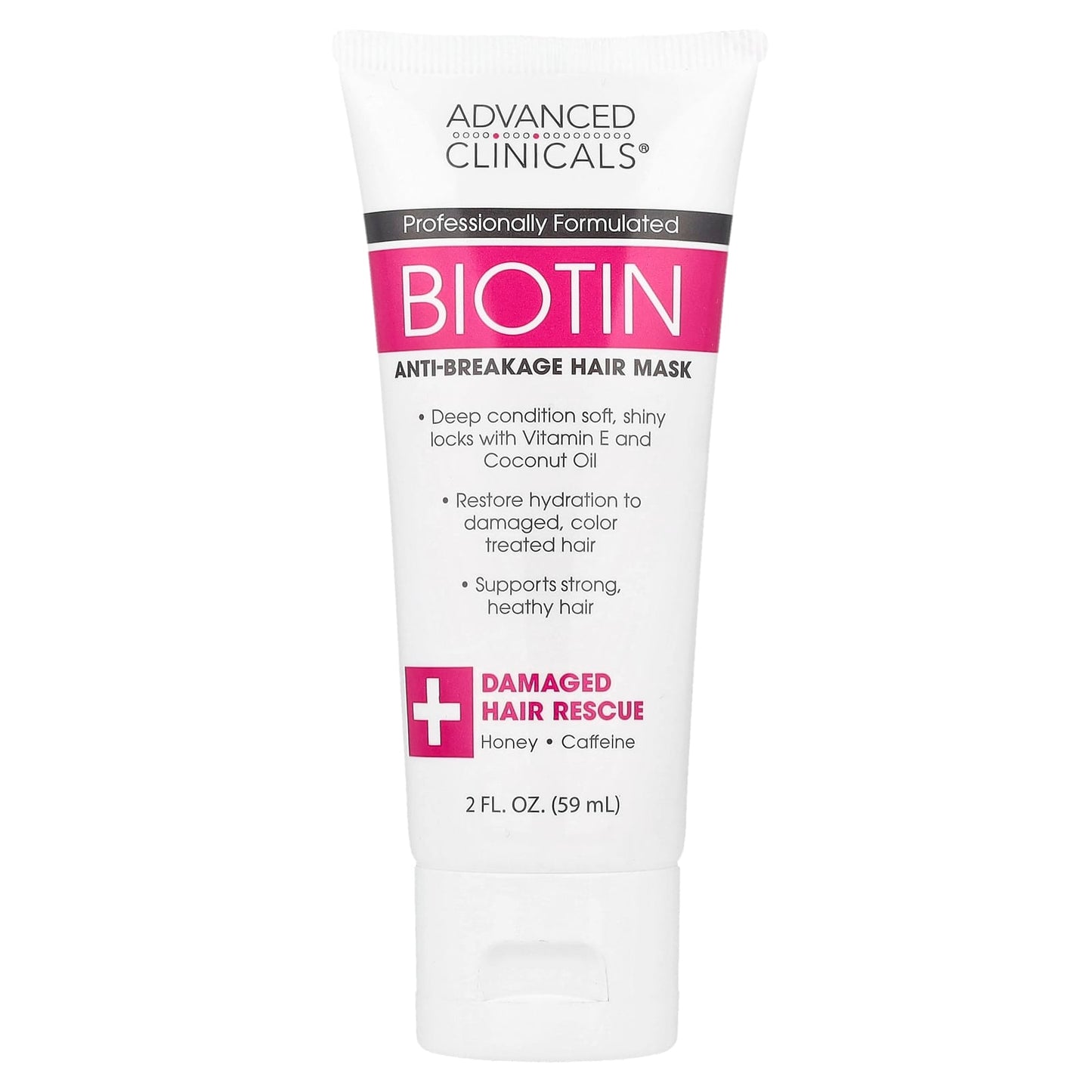 Advanced Clinicals Biotin Hair Mask for Strong, Shiny Locks - Image 1