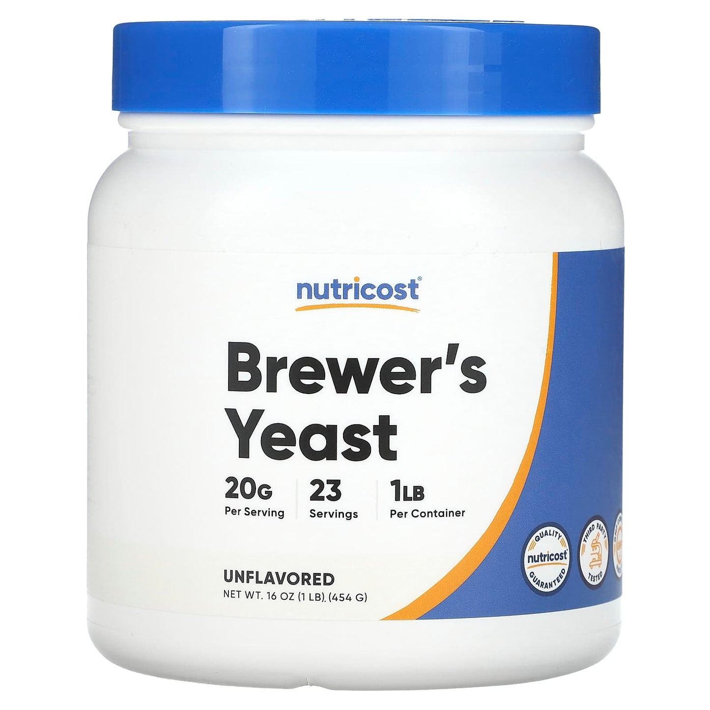 Nutricost, Brewer's Yeast, Unflavored, 16 oz (454 g) - Image 1