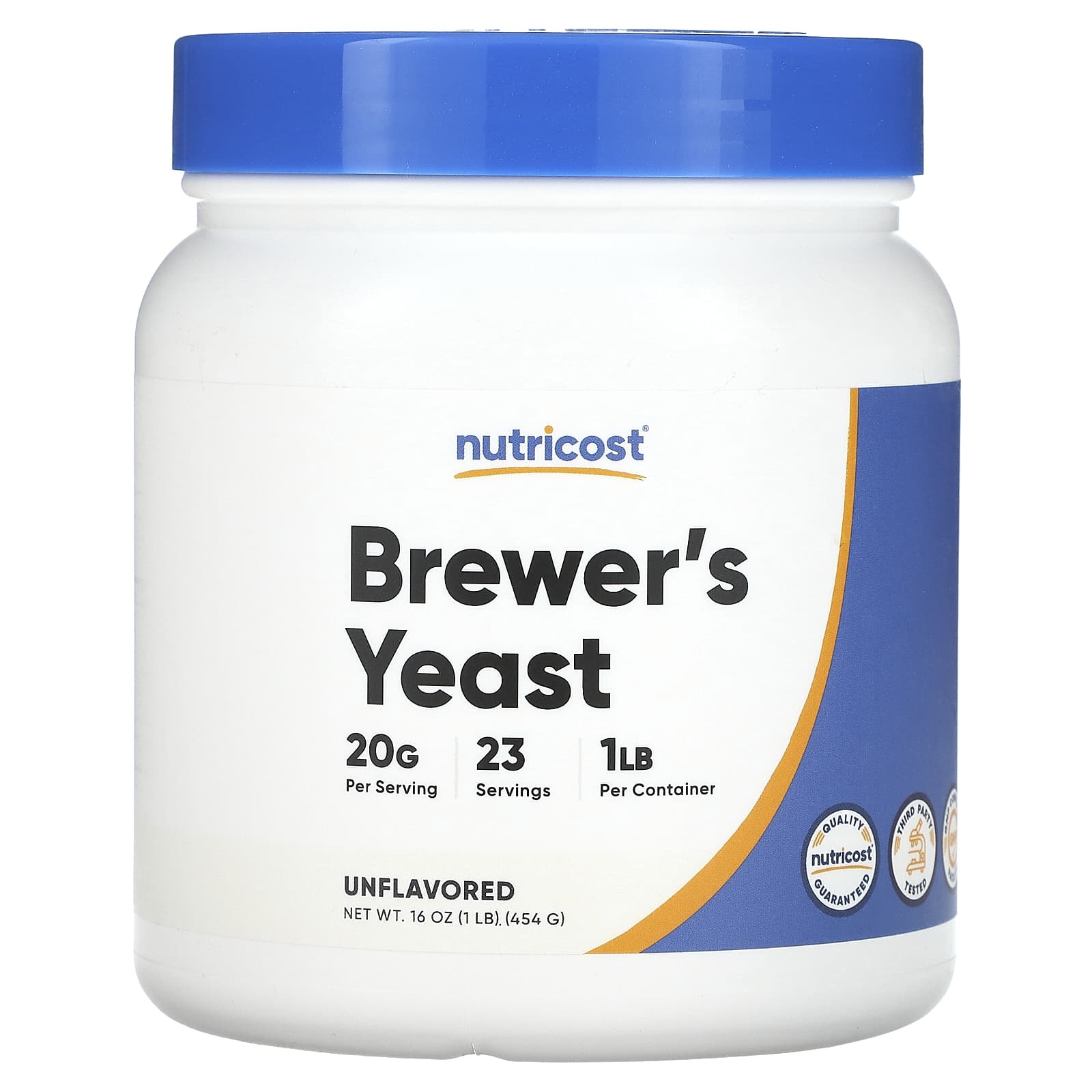 Nutricost, Brewer's Yeast, Unflavored, 16 oz (454 g) - Image 1