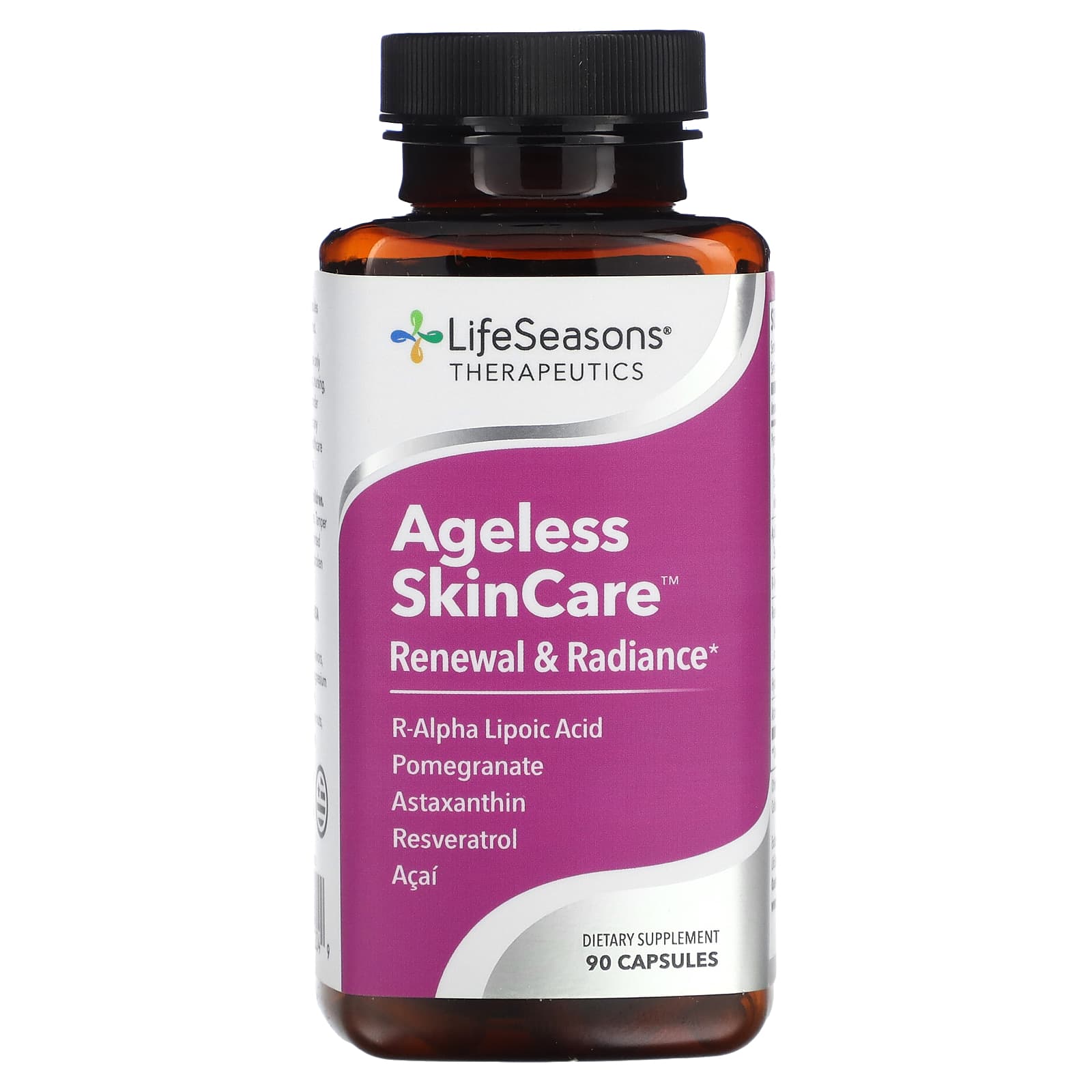 LifeSeasons, Ageless SkinCare, Renewal & Radiance, 90 Capsules - Image 1