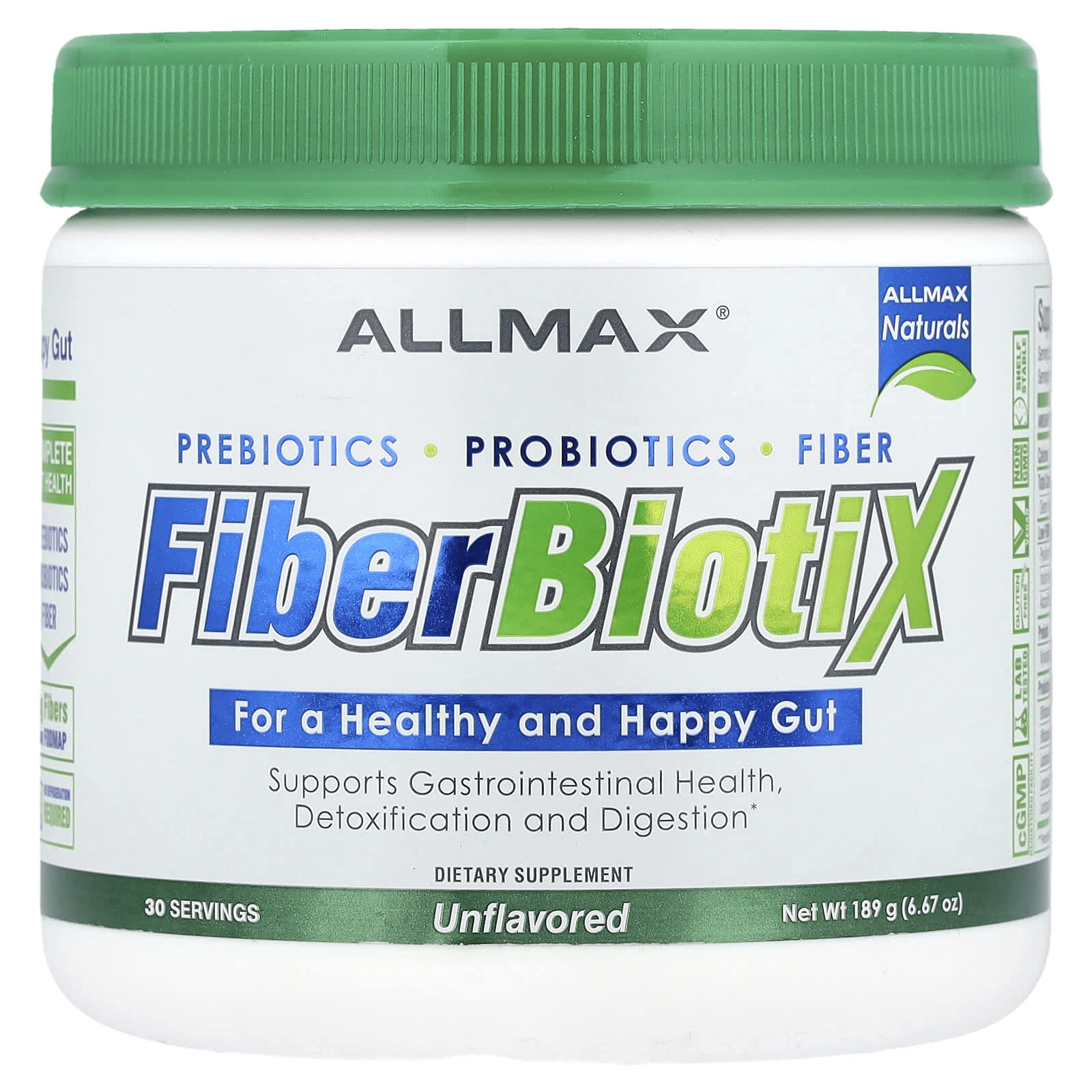 ALLMAX FiberBiotiX - Healthy Gut Support & Digestion Aid - Image 1