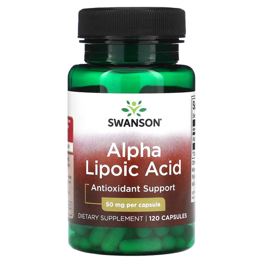 Swanson, Alpha Lipoic Acid, 50 mg, 120 Capsules - Image 1